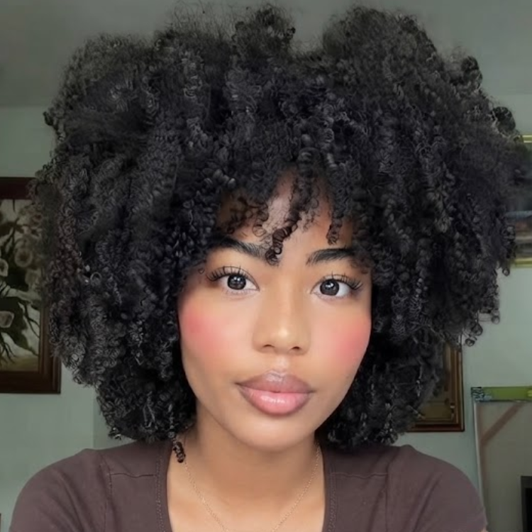 Natural Black Afro Kinky Coily Bob Wig - Defined Spirals- Rafarada