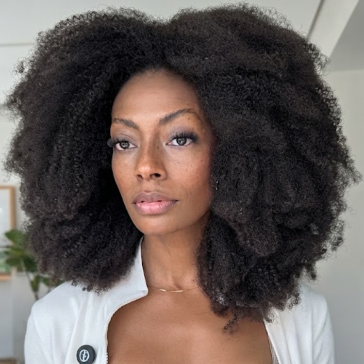 Glueless Afro Kinky Curl Human Hair Wear & Go Lace Closure Wigs Afro Curly Half Wigs- Rafarada