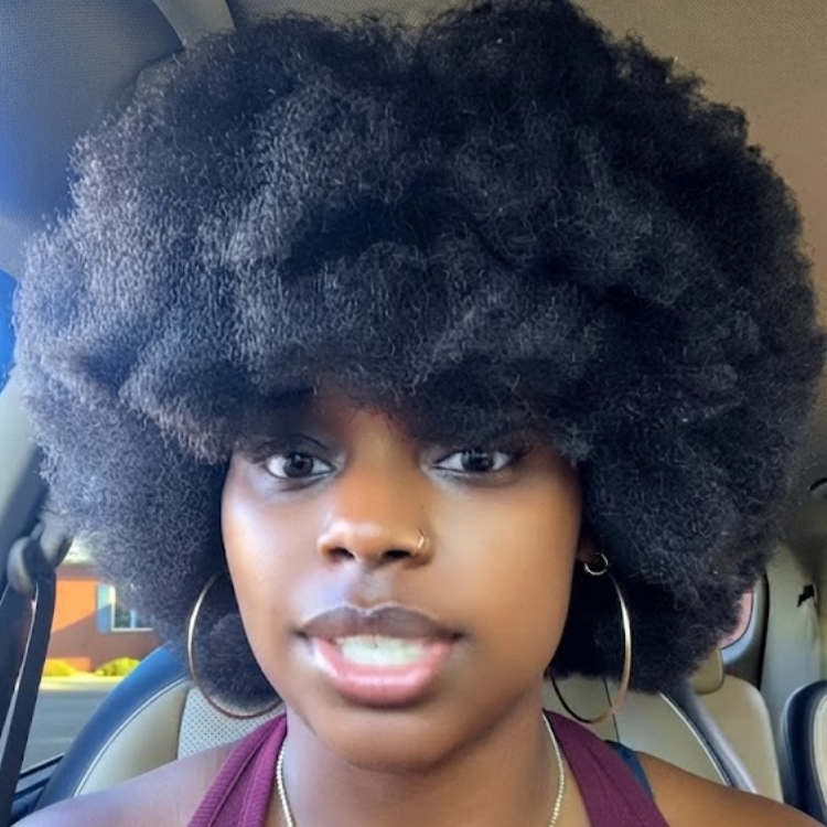 Natural Black Small Voluminous Afro Kinky Curly Human Hair Wig - Rafarada