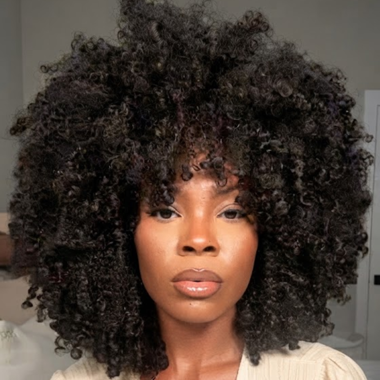 Big Afro Kinky Curly Natural Black Human Hair Wig with Bangs | High Density Glueless Short Voluminous Bob Wig- Rafarada