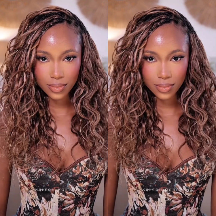 #4/27 Highlight Mix With Blend Color Body Wave Human Crochet Hair - Rafarada