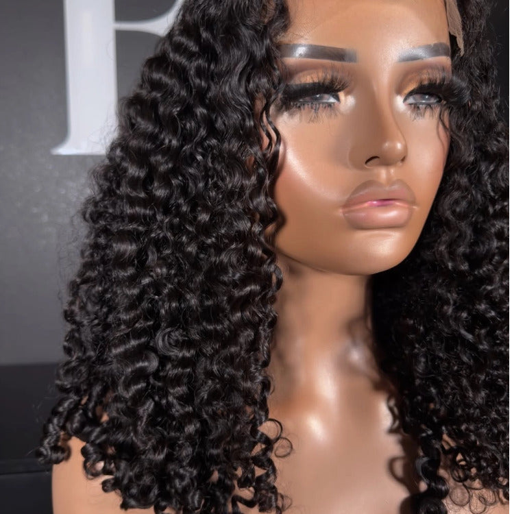 Raw Burmese Curly Human Hair Wear Go Wig HD Lace Glueless Wig- Rafarada