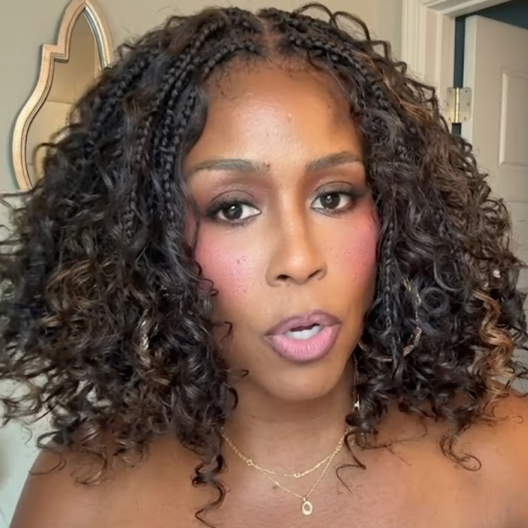 Caramel Brown with Highlights Boho Braided Bob Wig - Hand-Knotted Short Curly Braided Lace Front Wig - Rafarada