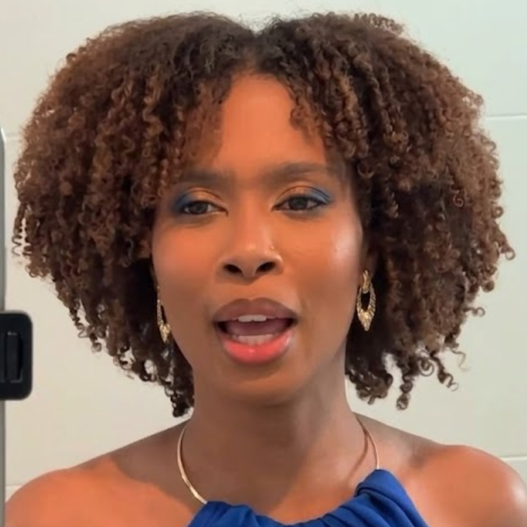 Chocolate to Honey Brown Ombre Afro Kinky Curly Short Bob Wig, Natural Dark Roots Coily Corkscrew Curls- Rafarada