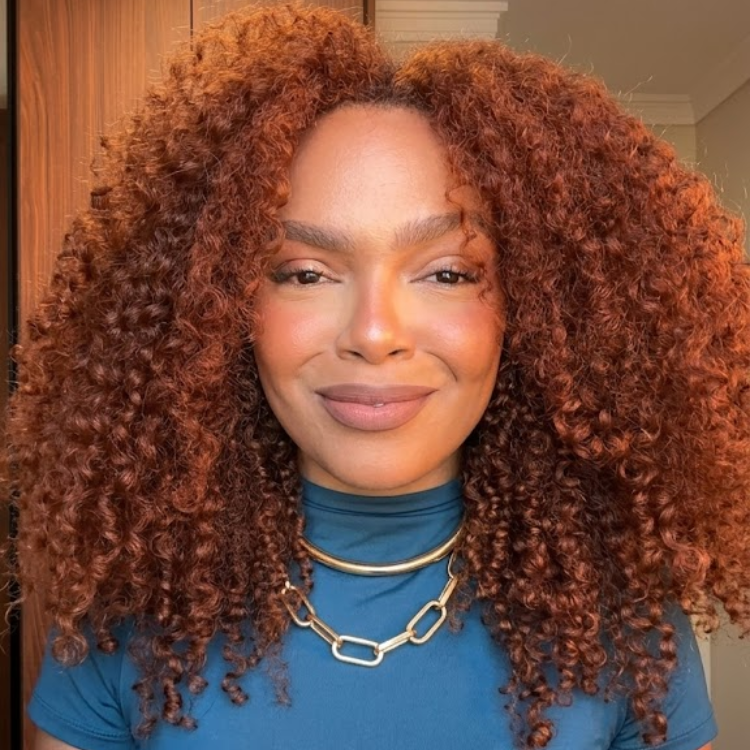 Copper Ginger Brown Kinky Curly Human Hair Wigs for Women Glueless HD Lace Front Wig Pre Plucked- Rafarada