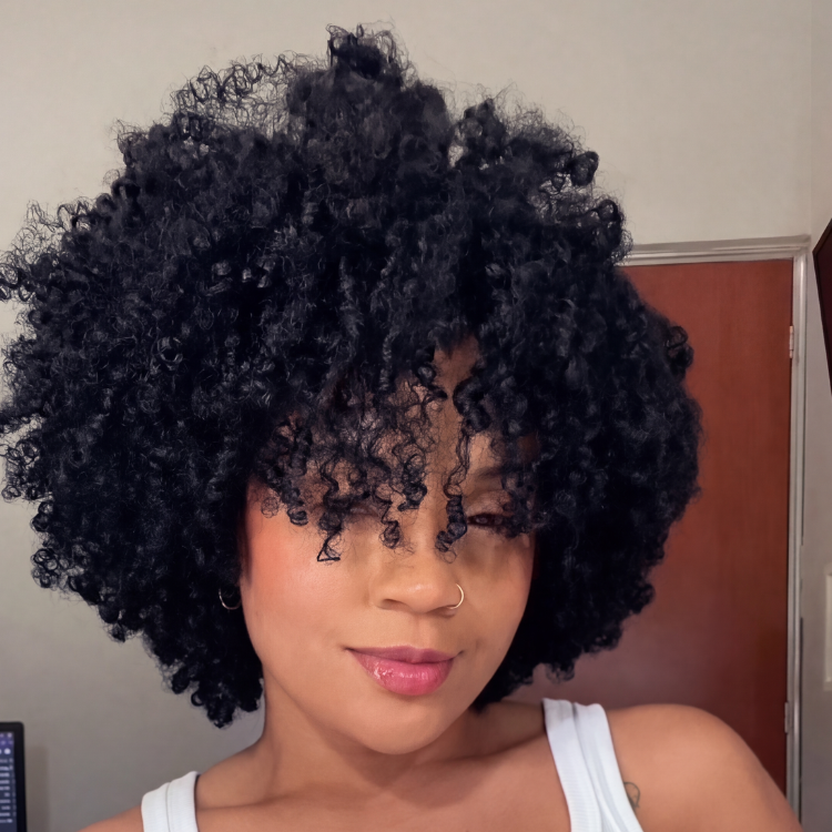 Natural Black Kinky Curly Human Hair Lace Front Wig | Soft, Full & Defined Curls- Rafarada