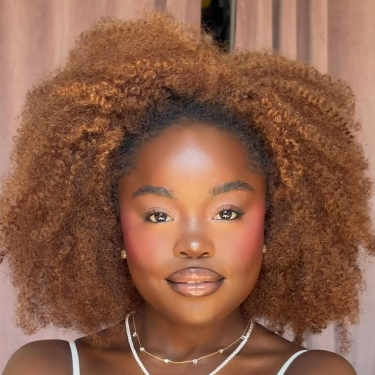 Trending Warm Cinnamon Ginger Blonde Kinky Coily Afro Wig - High Volume, Fluffy Type 4B 4C Curls for Black Women- Rafarada