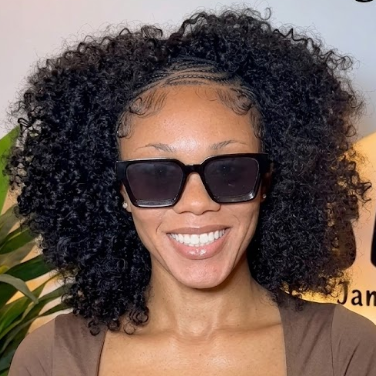 3-In-1 Glueless Kinky Curly Half Wig Pre-Plucked HD Lace Convertible Drawstring Wig - Rafarada