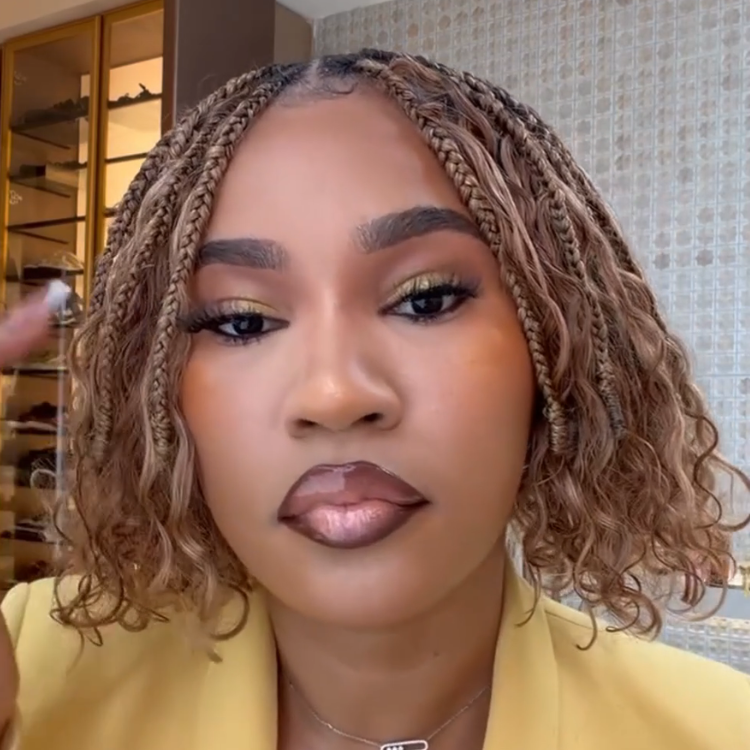 Honey Blonde Boho Braided Bob Wig - Hand-Knotted Short Curly Braided Lace Front Wig - Rafarada