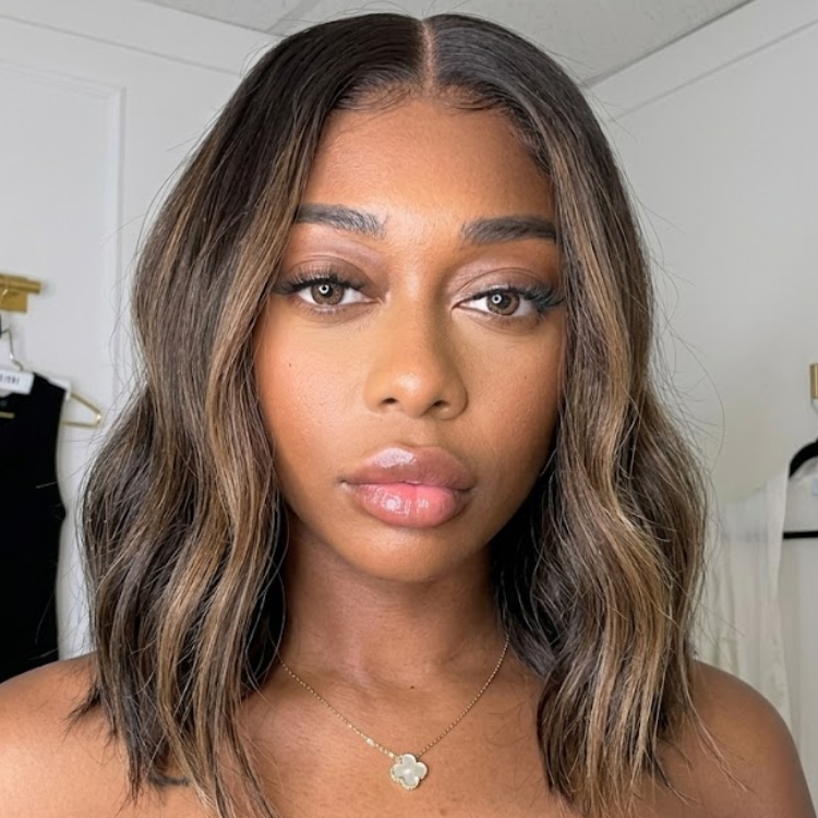 Honey Blonde Highlight Body Wave Bob Wig Human Hair HD Lace Frontal Bob Wigs 220% Density - Rafarada