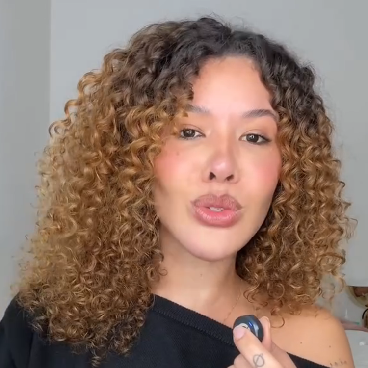 Two-Tone Honey Blonde and Dark Root Coily Curly Human Hair Bob Wig - Bouncy Spring Curls- Rafarada
