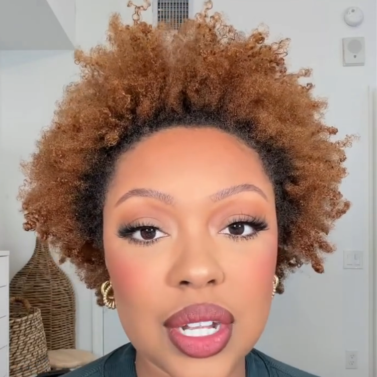 Short Honey Brown Afro Curls Human Hair Wig Glueless HD Lace Front Wig 4C Texture Glueless Lace Wig for Women - Rafarada