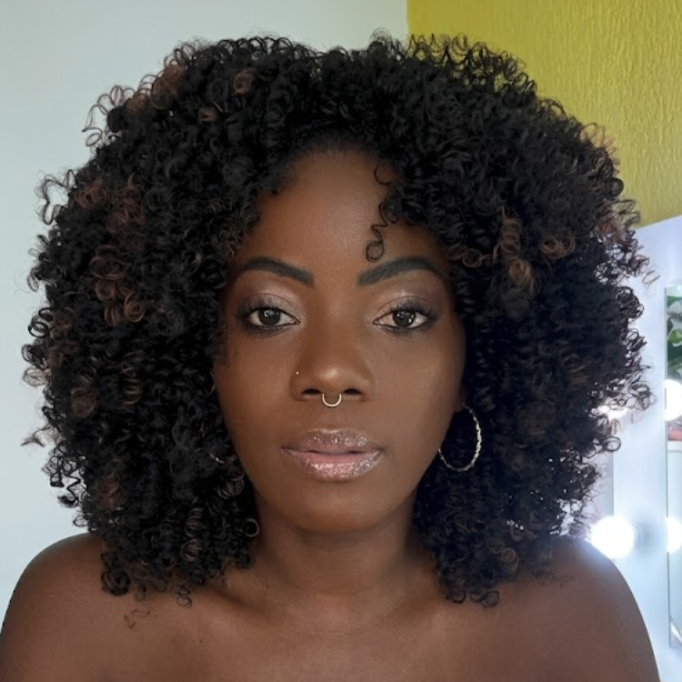 Black Afro Kinky Curly Lace Front Wig with Subtle Auburn Tips Glueless Human Hair Wig Natural Hairline- Rafarada
