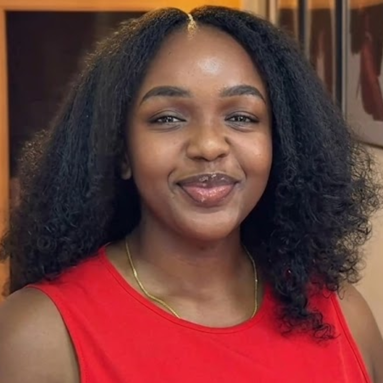 Natural Black Kinky Curly Glueless Lace Front High Density Middle Part Human Hair Wig- Rafarada