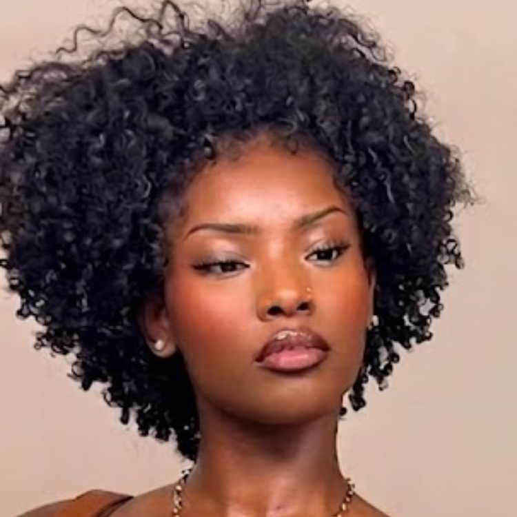 Voluminous 4C Afro Kinky Curly Wig with Natural Hairline - Tight Coily Short Bob Glueless Human Hair Wig - Rafarada