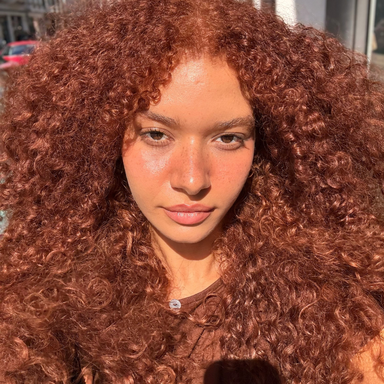 Glueless Auburn Red-Brown Voluminous Long Kinky Curly Lace Front Wig High Density Bouncy Coily Human Hair Wig- Rafarada