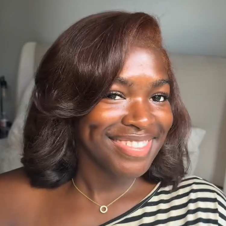 Glueless Rich Dark Chocolate Brown Loose Wave Lace Front Wig High Density HD Transparent Lace Human Hair Wig- Rafarada