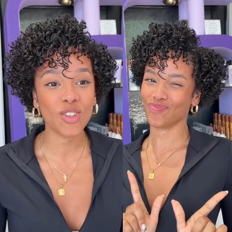 Natural Black Short Pixie Curly Cut Wig 100% Human Hair Glueless Wigs for Daily Wear Tight Bouncy Coils - Rafarada