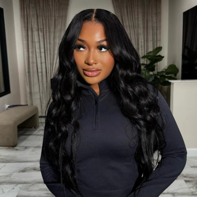 Beach Wave Wig Human Hair Wigs HD Lace Front Curls Human Hair Wigs- Rafarada