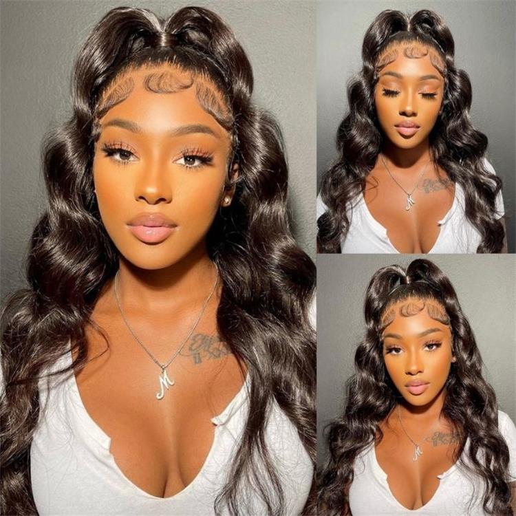 Invisi Draw-Strings 360 Full Lace Wig Body Wave Pre-Bleached Knots Glueless Wigs - Rafarada