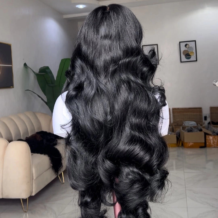 Body Wave Human Hair Wigs HD Lace Pre-Plucked Pre-Bleached 13x6 Lace Front Wigs - Rafarada