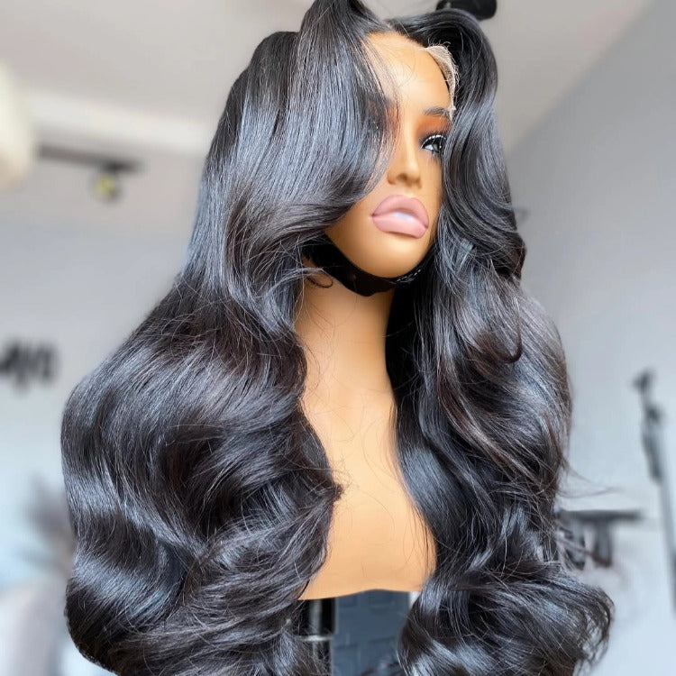 Body Wave Human Hair Wigs HD Lace Pre-Plucked Pre-Bleached 13x6 Lace Front Wigs - Rafarada