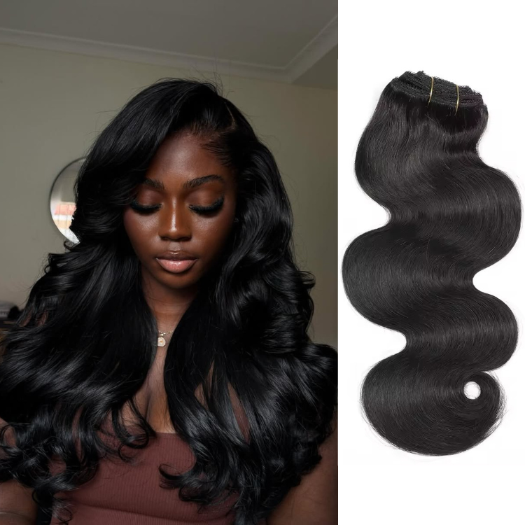 Natural Body Wave Clip-Ins Soft & Thick Instantly Longer Hair- Rafarada