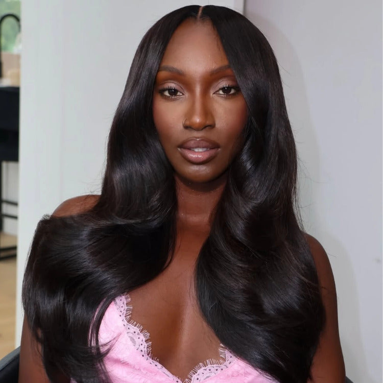 Unprocessed Soft Body Wave Lace Front Wig Skin Melt HD Lace Human Virgin Hair Wig - Rafarada