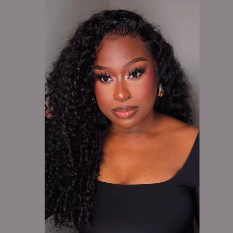 Raw Burmese Curly Human Hair Wear Go Wig HD Lace Glueless Wig- Rafarada