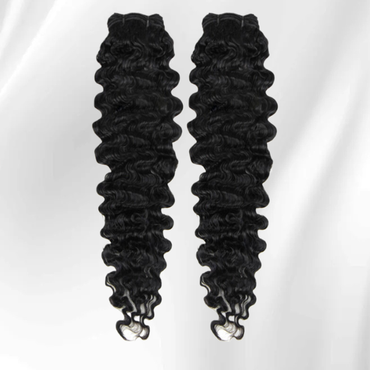 Burmerse Curly Hair Extensions Human Hair 2/3/4 Bundles 100% Human Hair Bundles -Rafarada