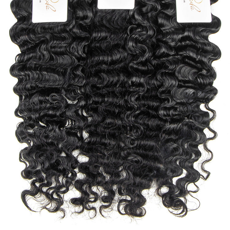 Burmerse Curly Hair Extensions Human Hair 2/3/4 Bundles 100% Human Hair Bundles -Rafarada
