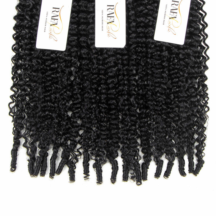 Burmerse Curly Twist Curly Human Hair 2/3/4 Bundles Brazilian Hair 100% Unprocessed Human Hair- Rafarada