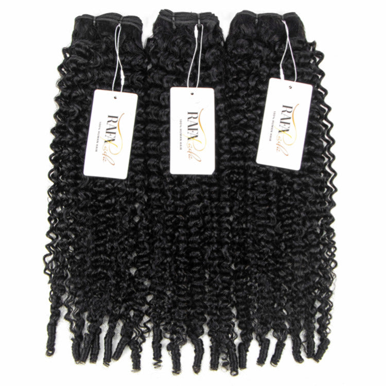 Burmerse Curly Twist Curly Human Hair 2/3/4 Bundles Brazilian Hair 100% Unprocessed Human Hair- Rafarada