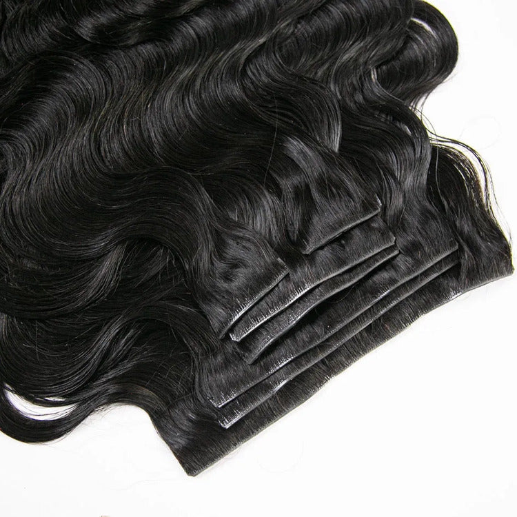 Natural Body Wave Clip-Ins Soft & Thick Instantly Longer Hair- Rafarada