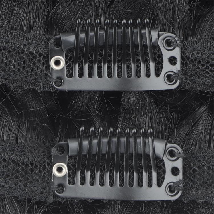 Bouncy Curly Invisible Edge Clip in Hair Extensions Human Hair - Rafarada
