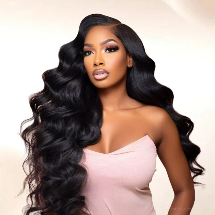 Body Wave Human Crochet Hair Extensions 100% Raw Hair For Crochet Locs Natural Color - Rafarada