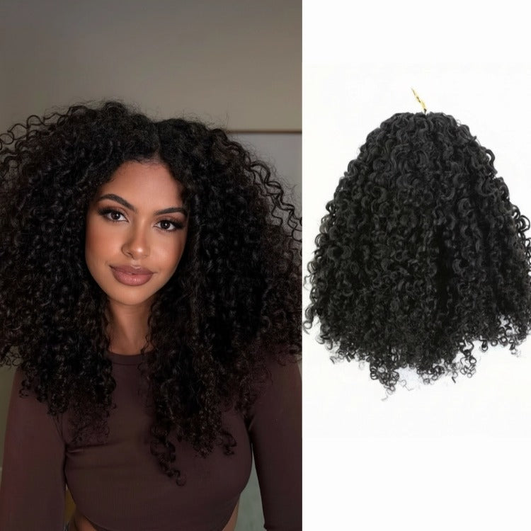 Pre-Looped Coily Curly Crochet Hair Single Pack / 3 Packs / 5 Packs Deal Soft & Full - Rafarada