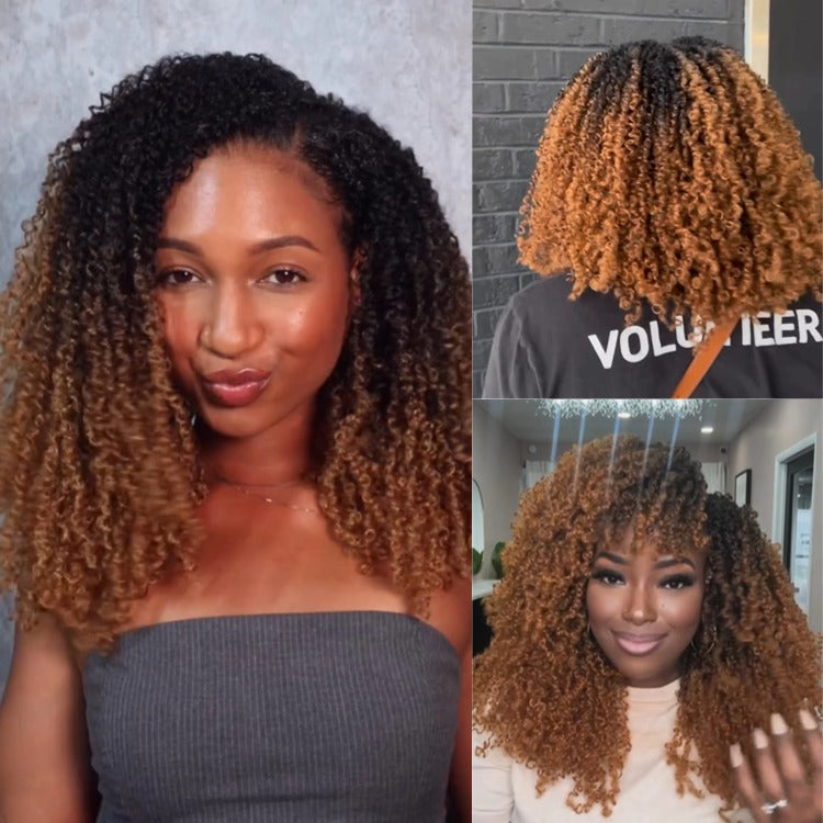 Ombre Yanky Twist Crochet 1/30 Color Human Hair Extension - Rafarada