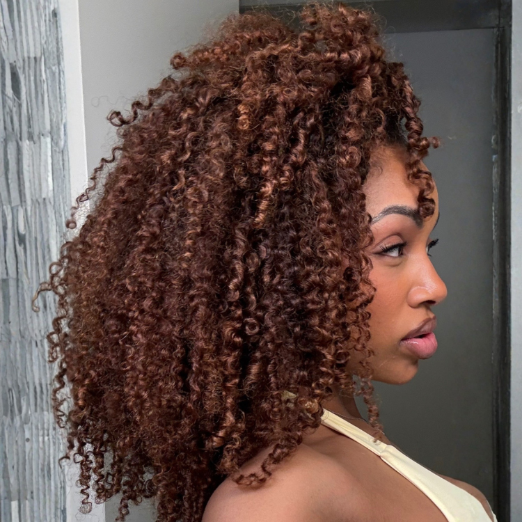 Ombre Color Water Wave Crochet 100% Human Crochet Hair 1B/30 Ombre Hair Extensions - Rafarada