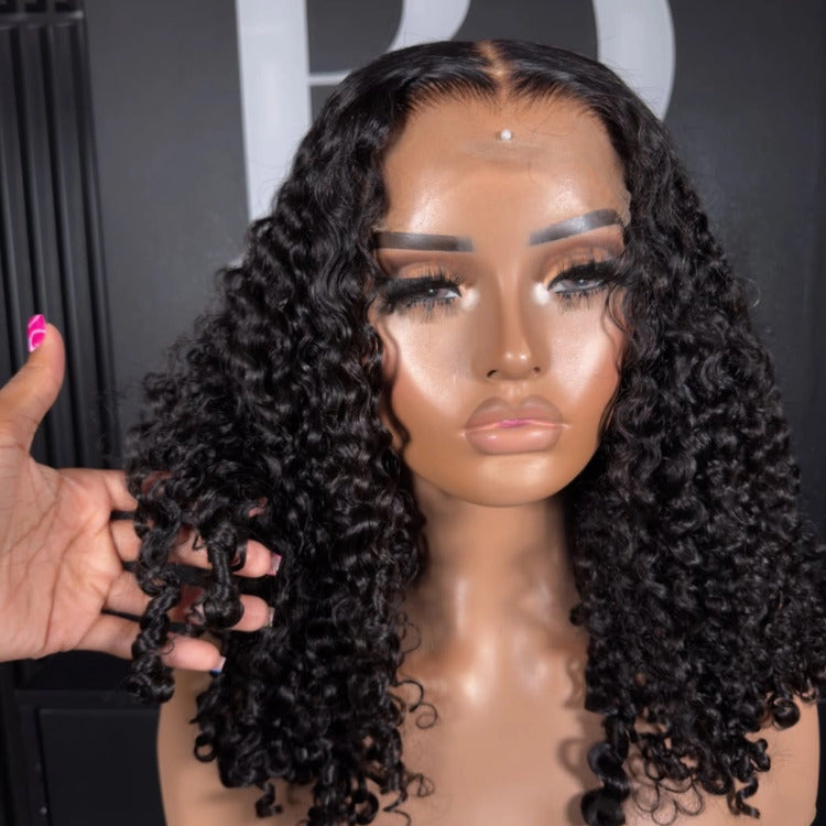 Raw Burmese Curly Human Hair Wear Go Wig HD Lace Glueless Wig- Rafarada