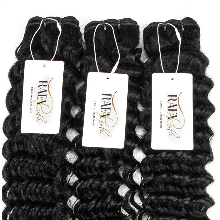 10A Grade Deep Wave Bundles 100% Human Virgin Hair Extensions- Rafarada