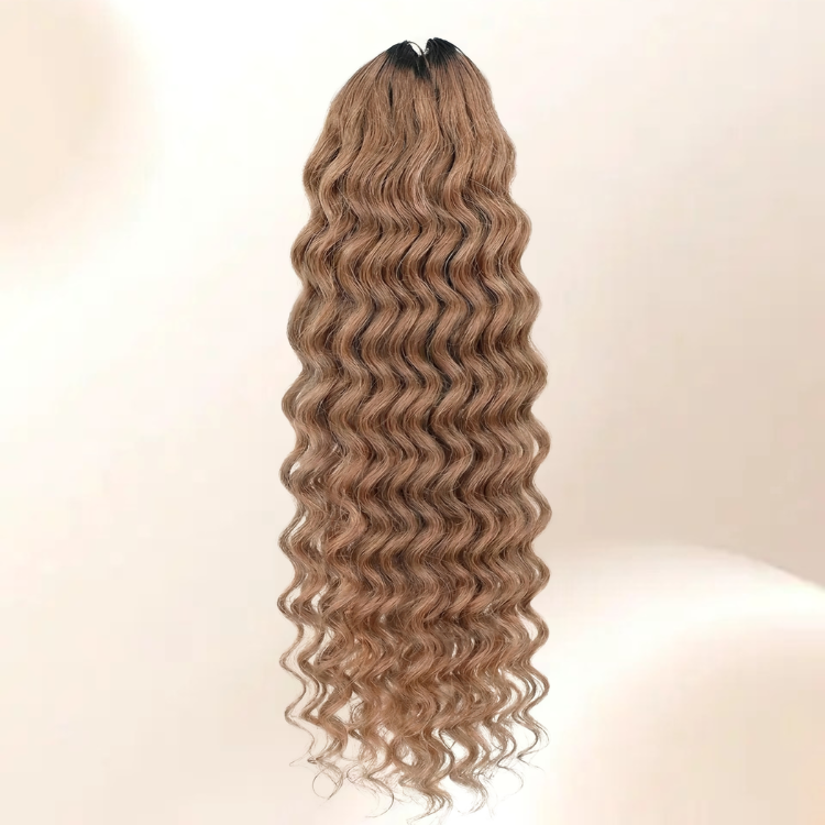 Premium Real Feather Hair Extensions Blonde Straight Hair Heat Resistant Hair Accessory for Women and Girls - Rafarada