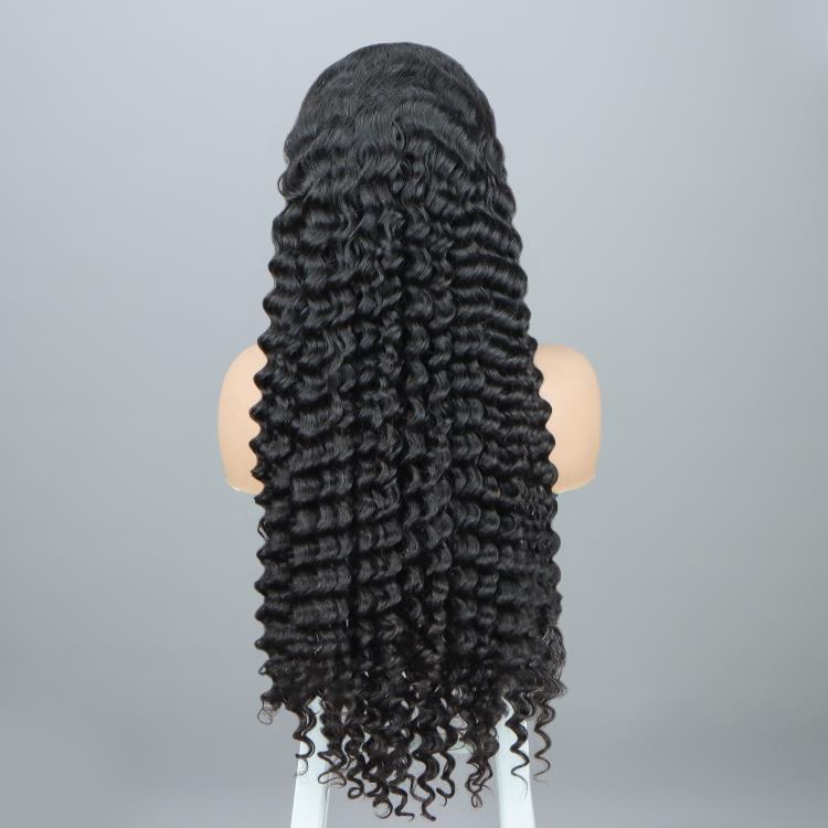 Wear and Go Glueless 6x4 Undetectable Lace Closure Deep Wave Curly Human Hair Wig- Rafarada