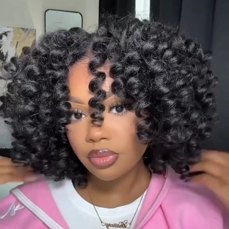 French Curl Crochet Hair Pre-Separated Feather Soft Yaki Raw Human Hair Extensions - Rafarada