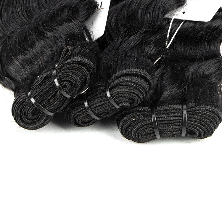100% Human Hair French Loose Bundles Soft and Full Human Virgin Hair Extensions- Rafarada
