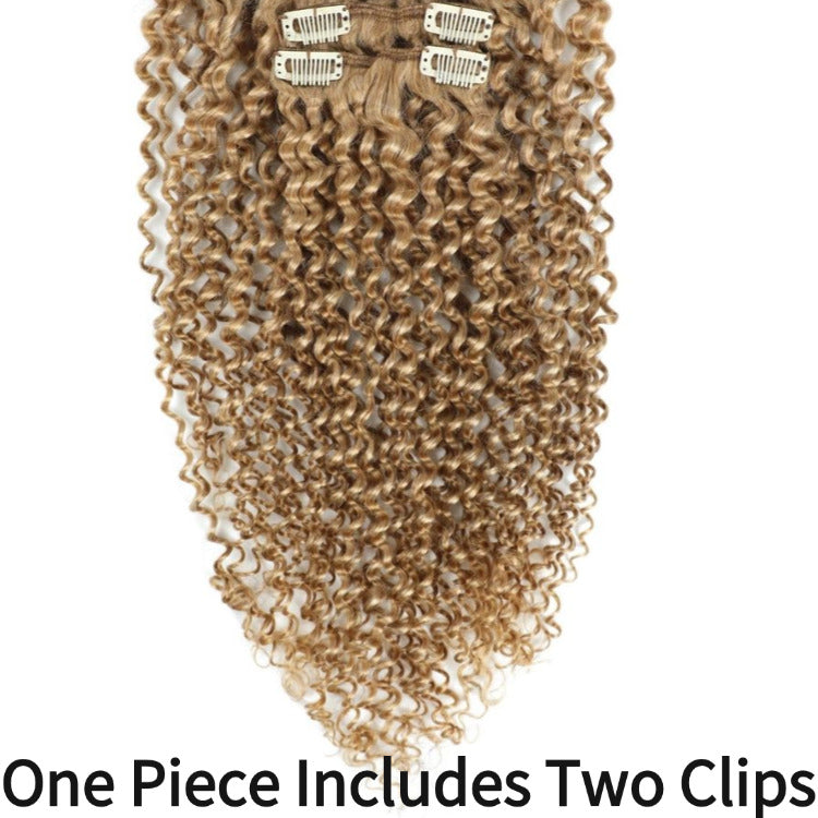 Flash Sale | Bouncy Curly Wig Highlight Color Clip In Wave 13x4 HD Lace Frontal Human Hair Wig Colored Wig - Rafarada