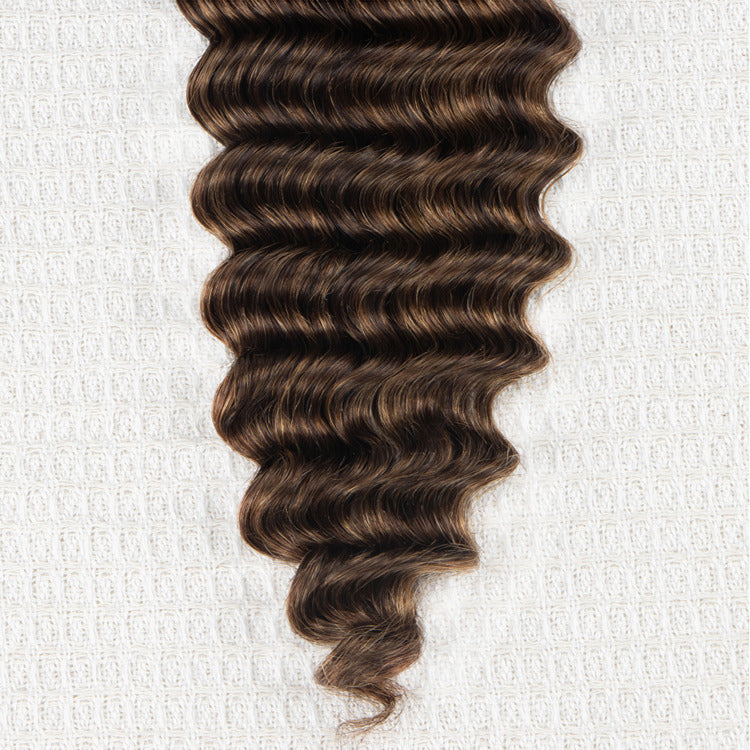 Highlight Honey Blonde Color Deep Wave Bulk Human Braiding Hair Extensions - Rafarada