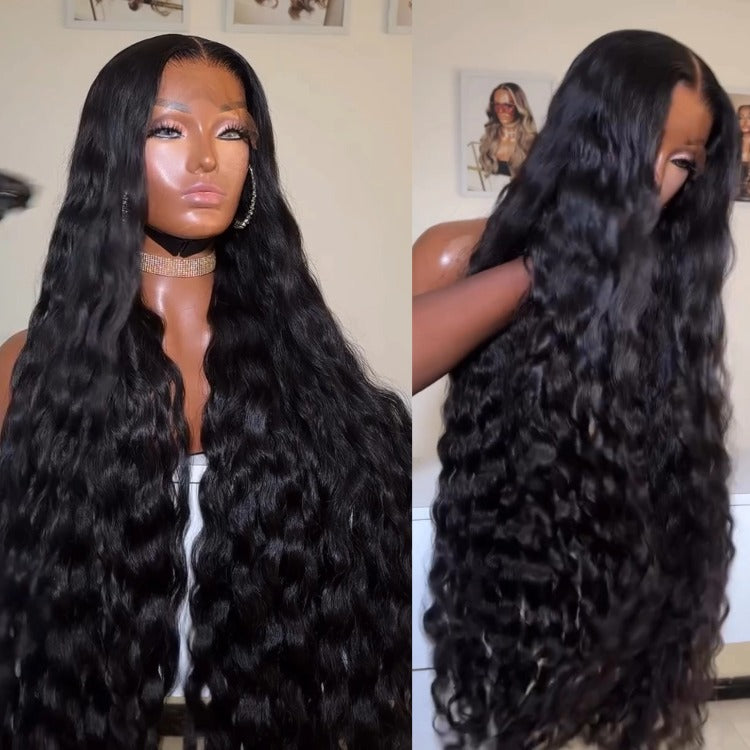 Long Hair Loose Deep Wave Pre Plucked Glueless Pre Bleached Human Hair Wig - Rafarada