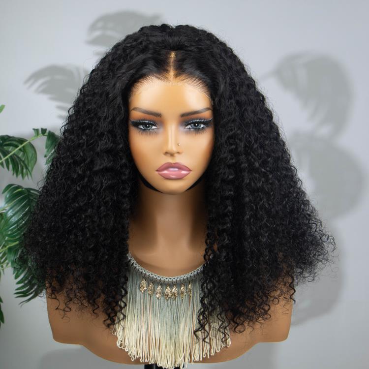 Wear Go Wigs Kinky Curly Wig Pre Cut 13x6 HD Lace Glueless Human Hair Wigs- Rafarada