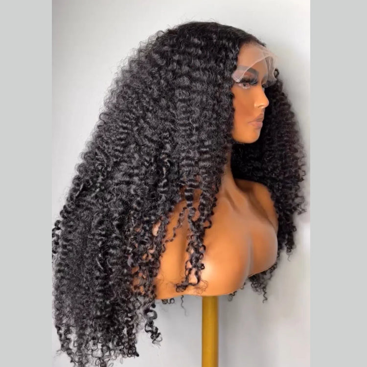 Extra Thick Kinky Curly Lace Front Wig Natural Fullness - Rafarada